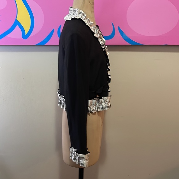 Moschino Cheap Chic Ruffle Ribbon Front Jacket - Picture 6 of 16